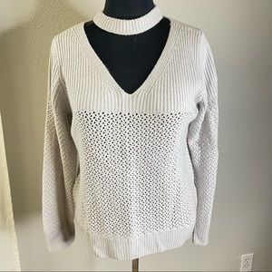 Lucky Brand Neck Band Sweater